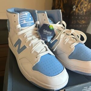 New Balance 480 Sky Blue and White High-Tops Men’s